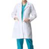 White long-sleeved doctors female nurse pharmacy overalls uniform students suit