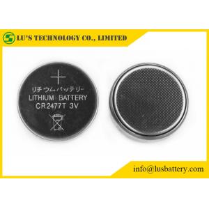 China Non Rechargeable Lithium Button Cell 1000mah CR2477 3v Lithium Battery wholesale
