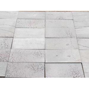 Modern Natural Grey Volcanic Rock Tiles Outdoor Paving Tiles Stain Resistance