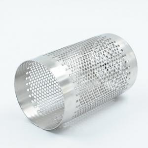 China Stainless Steel 304 316l Wire Mesh Filter Tube Perforated Punching supplier