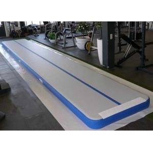 China Customized Air Track Gymnastics Mat , Inflatable Air Tumble Track With Repair Kit supplier