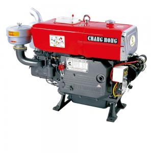 China Horizontal  ZS1115D 20HP Hand Crank Water Cooled diesel engines supplier