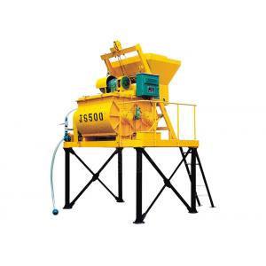 Stainless Steel Electrical Twin Shaft Industrial Concrete Mixer 500L CE ISO Certified