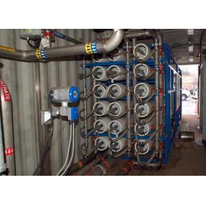 China Mobile Seawater RO Plant in container for potable water , RO water treatment supplier