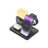 China Réveil à LED 6 en 1 Lampes de table avec chargeur sans fil rapide et porte-téléphone wholesale