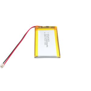 China Li Polymer 654060 GPS Tracker Battery Lithium 3.7 V 2000mah supplier