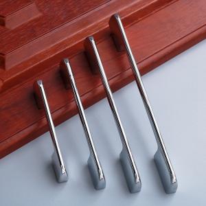 192mm Chrome Silver Zinc Alloy Handles Wardrobe Long For Badroom