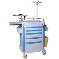 China ABS Utility Equipment Emergency Crash Cart Furniture OEM Design With Trash Can on sale