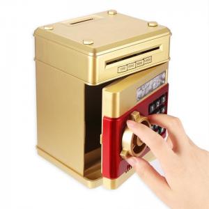 Custom Electronic Piggy Bank Safe Box Money Boxes Children Digital Coins Cash Saving Deposit Mini ATM Machine Kid