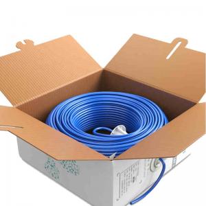 China Custom Length 23 Awg Cat6 Cat6a UTP Network Cable For Camera supplier