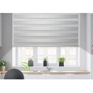Manual Semi Blind Zebra Blind Curtain For Living Room Flexible Dimming