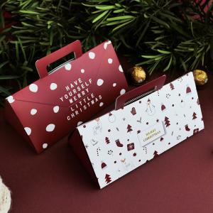 Cardboard Origami Wedding Festival Triangle Gift Box With Handles