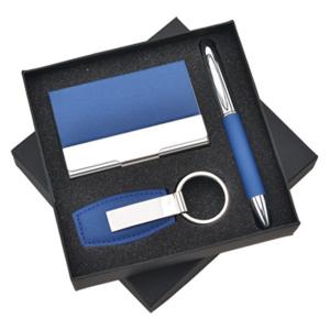 China Stationary Office Ball Pen Gift Set With Keychain Promotional supplier