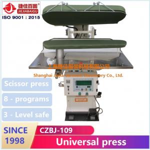 ISO9001 Steam Industrial Laundry Press , Commercial Laundry Press Machine