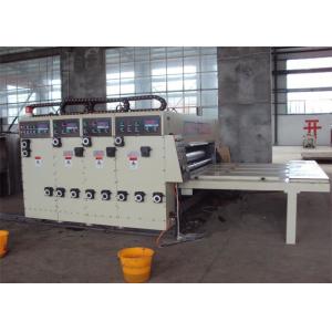 China Chain Feeder Flexo Printer Slotter Die Cutter Two Color Flexo Printing Machine supplier