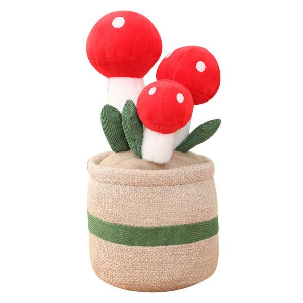 短いPlushシミュレーションの鉢植えな花は家の装飾のためのおもちゃISO9001を詰めた