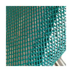 Reinforce PVC Coated Polyester Mesh , 50N/5cm Peeling Strength Building Safety Net