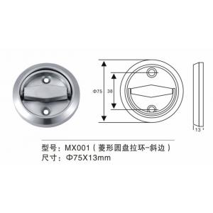 Anti Corrosion Wooden Metal Door Pull Ring Stainless Steel For Residential Commercial Usage