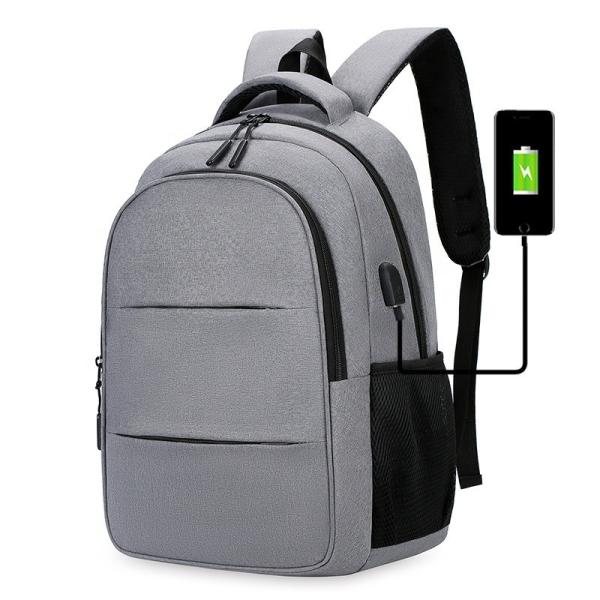 Men Casual Travel Laptop Backpacks College Students Computer Backpack with USB Port