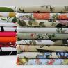 China Natural Cotton Fabric / 16OZ Cotton Canvas With Nice Flower Printing wholesale