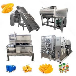 China 5T/H All In One Mango Juice Processing Machine 200KW Fruit Wash Machine supplier