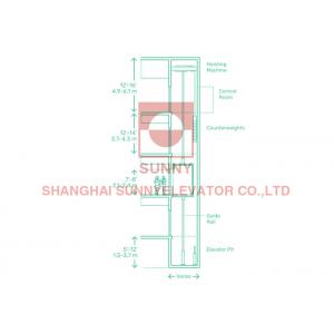 China VVVF 800kg Office Building MRL Home Machine Room Less Elevator supplier
