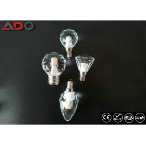 3000k E27 Led Candle Bulb , 4.3w Led Candle Lamp 430lm High Color Rendering