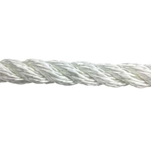 Twisted 3 Strand Nylon Rope Mildew Resistant 600ft Length For Marine