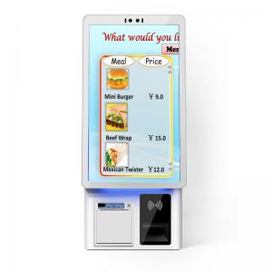 21.5  Inch Restaurant Self Ordering Kiosk Restaurant Mcdonald'S Touch Screen Ordering Machine