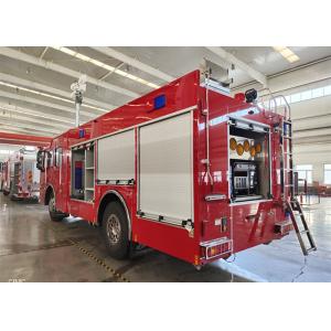 Six Seats Lighting Fire Truck with 12 Meter Lift Light Tower for Night Rescue