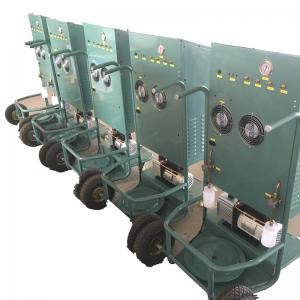 oil less car air conditioner refrigerant recovery ac gas charging machine R134a R410a recycling recovery machine