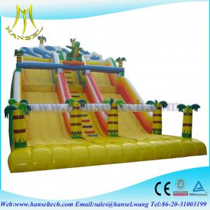 Hansel 2015 new design super fun climbing inflatable slides for kids