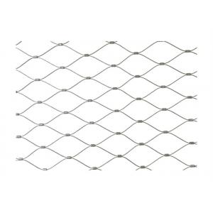 Custom Druable Aviary Wire Panels 1.6mm Stainless Steel Cable Net Zoo Enclosure 7x19