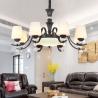China Crystal and iron chandelier for indoor home Hanging lamp (WH-CI-103) wholesale