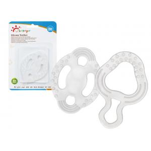 China Non Toxic 120℃ Food Grade 3 Month Baby Silicone Teether supplier