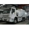 8-12m3 Concrete Mixer Truck 10 Wheeler HOWO Mixer Truck For Construction Area