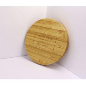 5v 2a 10w QI Wooden Bamboo Wireless Charging Pad Station Plate Iphone