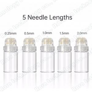Hydra Micro Needle Titanium Tips Derma Needles Skin Care Anti Aging Whiten Bottle Stamp Serum Injection Reusable 20 Pin