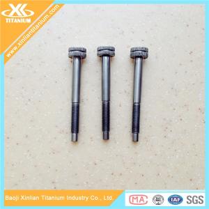 Gr5 knurling head titanium screws and bolts