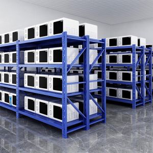 China Q235B Q355B Steel Factory Medium Duty Rack Adjustable Levels Warehouse Storage Shelving wholesale