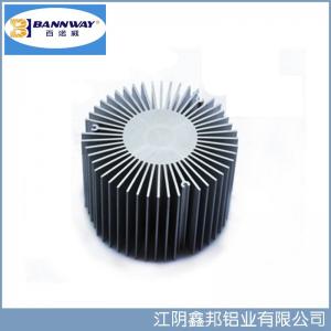 China Sunflower Precistion Shapesof  Heat Sink Aluminum Extrusion Profiles supplier