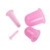 Easy Clean Silicone Household Products , 4 Pcs Massage Silicone Cupping Set
