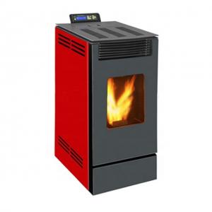 China CE ISO Red Wood Pellet Stove 10KW Pellet Heater Indoor supplier