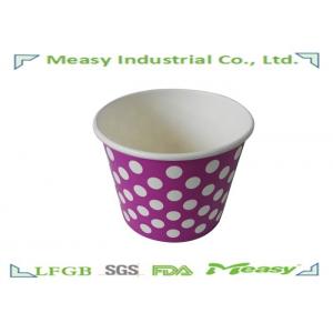China Scoop Ice Cream Paper Bowls 16Oz Large Volume Water-based Printing supplier