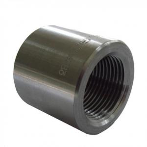 China Asme B16.11 6000# Stainless Steel Forged Fittings Half Socket Weld Coupling supplier
