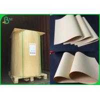 China 70GSM Foodgrade Brown Color Paper Roll For Paperbags To Pack Fastfood on sale