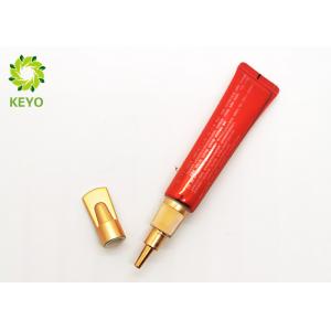 China Shinny Red Color Eye Cream Cosmetic Tube Packaging Capacity 0.5 OZ 15ml supplier