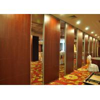 China Wooden Sliding Partition Walls  Melaine Folding Doors  Hanging Office Partition on sale