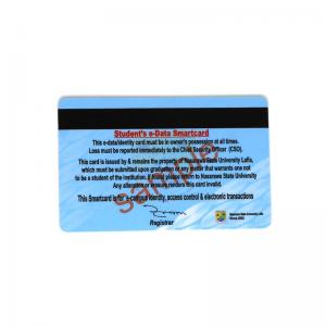 Water Resistant NFC Read RFID Card , Plastic Custom Mag Stripe Cards