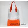 Vinyl Transparent PVC Gusset Bag Plastic Tote Shopping Bag For Packaging TPU